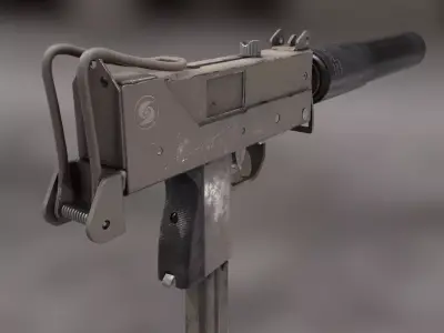 Mac 10 gun  3D model