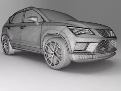 Seat Cupra Ateca 2019 3D model