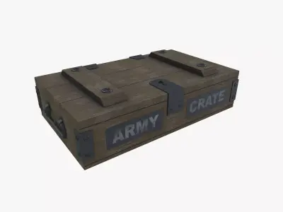 Army crate 3D model