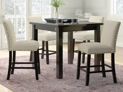 Stuckey Counter Diner Table Chair  Set 3D model