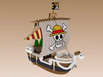 Going Merry - One Piece 3D model purchase