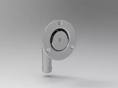 Fuel Gas Tank Air Vent Scupper 3D model