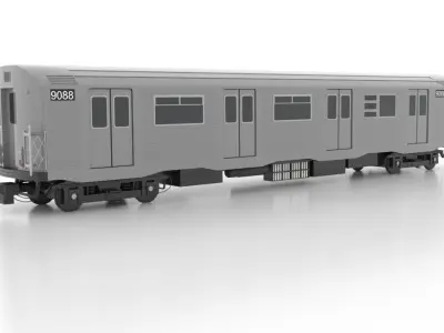 Budd R32 1964 Low Low-poly 3D model
