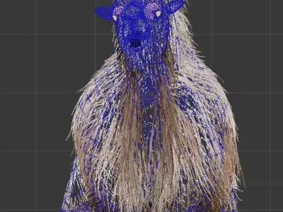 The camel 3D model