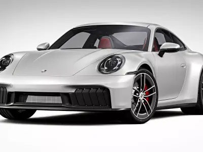 2026 Porsche 911 Carrera 4 GTS 3D model purchase