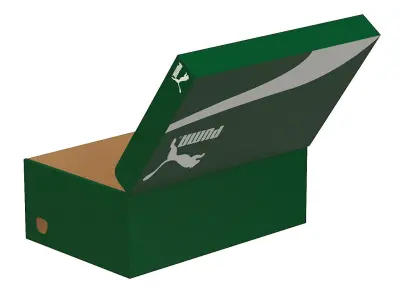 Puma Shoe Box 01 Low-poly 3D model