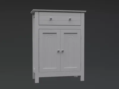 Cupboard Low-poly 3D model