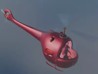 Toy Helicopter  3D model