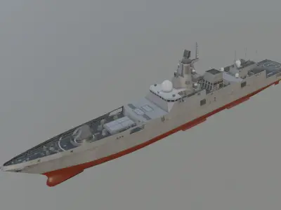 Admiral Gorshkov low poly Free low-poly 3D model