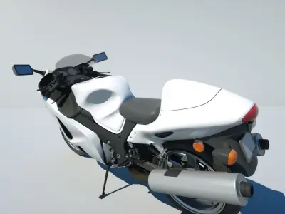 Hayabusa Suzuki GSX-1300R 3D model