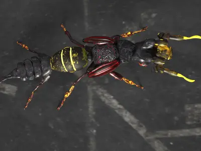Mech Ant Free low-poly 3D model