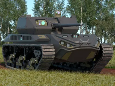 Ripsaw M5 Electric Tank 3D model purchase