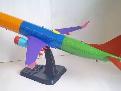 171113 Model kit Boeing 737-900 Sharklet Up 3D print model