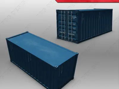 Container shipping containers - shipping containers 3D model