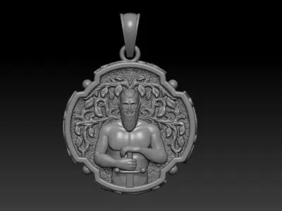 Pendant Viking 3D print model