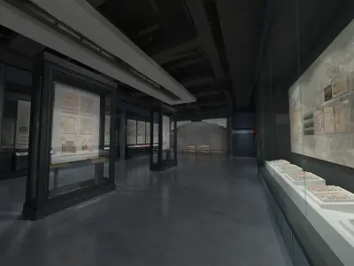 Museum 2 3D model buy