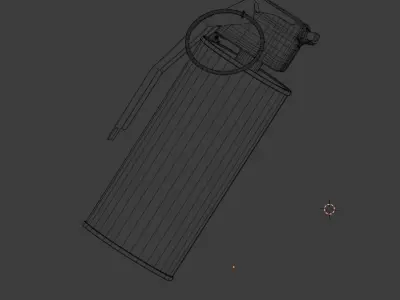 Hand grenade Free low-poly 3D model purchase