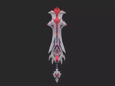 Pack With 30 Fantasy Swords - Part 15 Low-poly 3D model