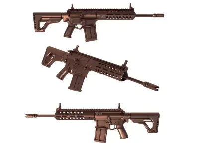 kcr 762 -  rifle 3D print model