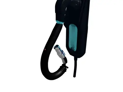 Futuristic Grappling Hook 3D Model 3D model