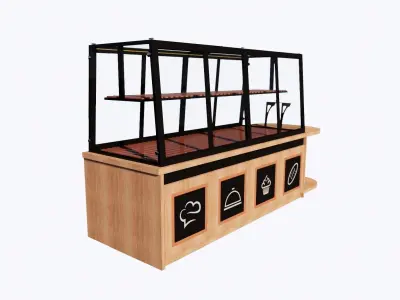 Grocery stand -Revit 2018- 3D model