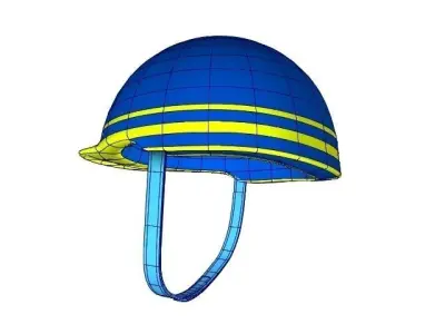 BABY HELMET 3d Model 3D model
