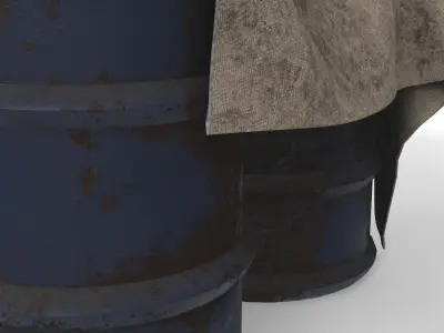 barrels 02 3D model