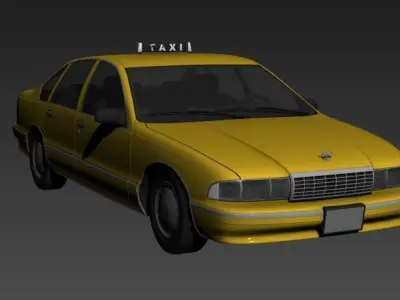 Taxi Car Free 3D model