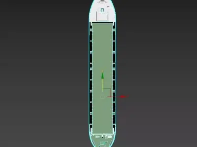 Handysize General Cargo Ship 25000 to 35000 DWT 3D model 3D model