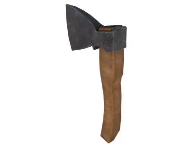 Axe 03 Low-poly 3D model