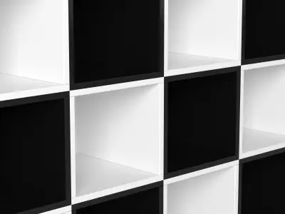 STORAGE Bookcases chess 3D model