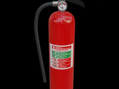 Fire Extinguisher  Low-poly 3D model purchase