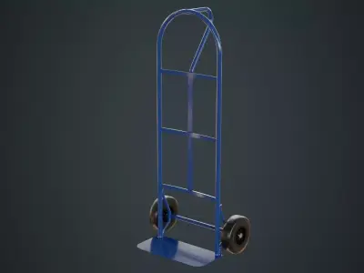 Hand Truck 5 Untextured 3D model