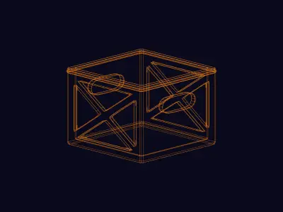 Box Crate 3D model