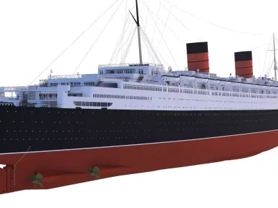 RMS Queen Elizabeth 3D model