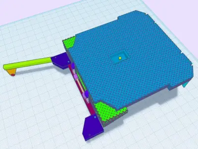 Bradford Built Bale Bed 1-25th scale 3D print model