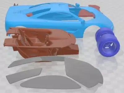 McLaren F1 1994 Printable Car 3D print model