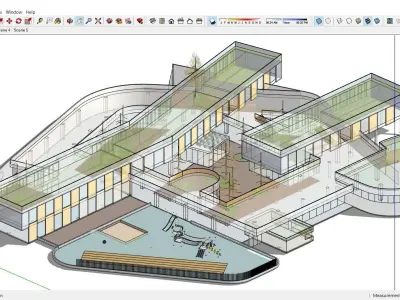 Sketchup Kindergarten 104 3D model