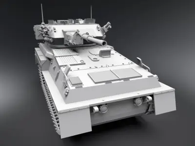Fv101 Scorpion Scale model 3D print model