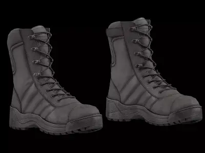Tactical boots Low-poly 3D model purchase