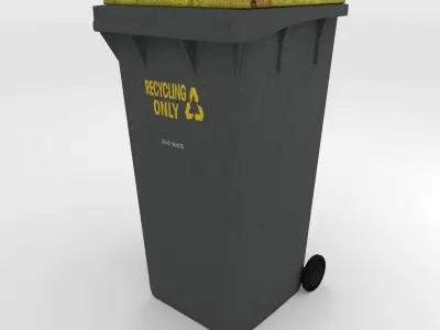 Wheelie Bin 3D model