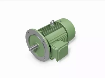 100L B35 Right IEC electric motor - 3D CAD model 3D model
