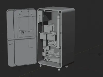 Ice Cream Machine Automatic  3D model