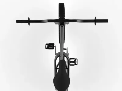 Professional Urban Bicycle Vehicle  Low-poly 3D model