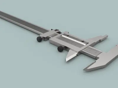 Vernier caliper 3D model buy
