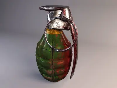 Grenade 3D model 11