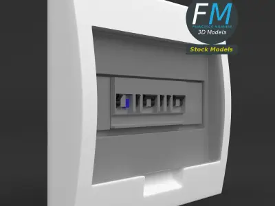Electrical panel 3D model buy