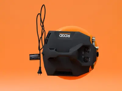 Ridgid Air Compressor 150 PSI Low-poly 3D model