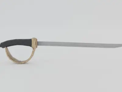 Pirate Sword 3D model purchase