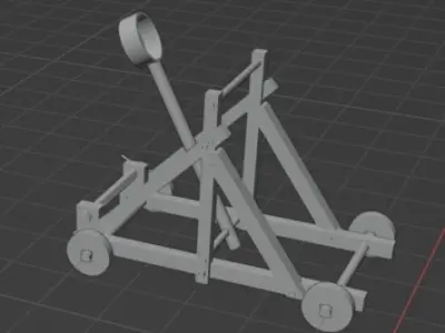 The stone thrower Free 3D print model